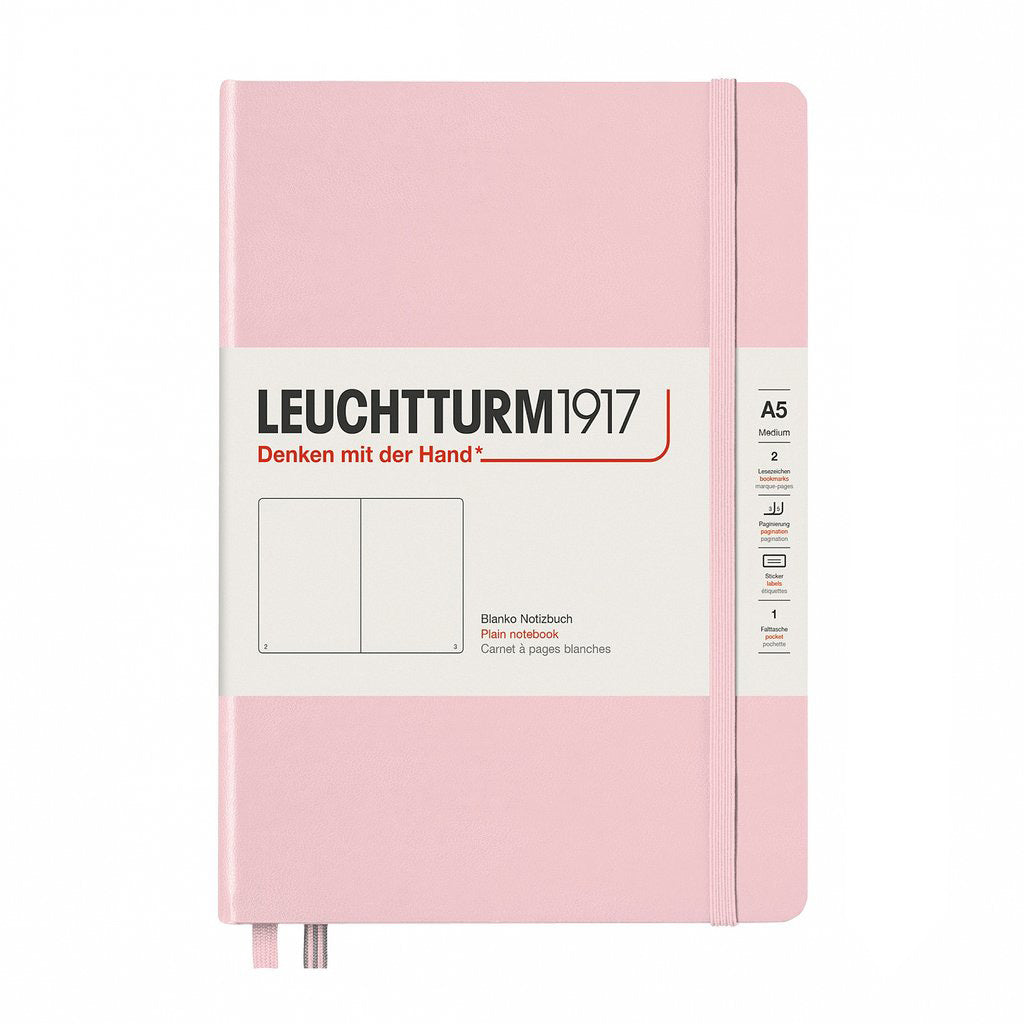 CAIET A5 VELIN COPERTA RIGIDA ROZ PASTEL LEUCHTTURM CAIET A5 VELIN COPERTA RIGIDA ROZ PASTEL LEUCHTTURM